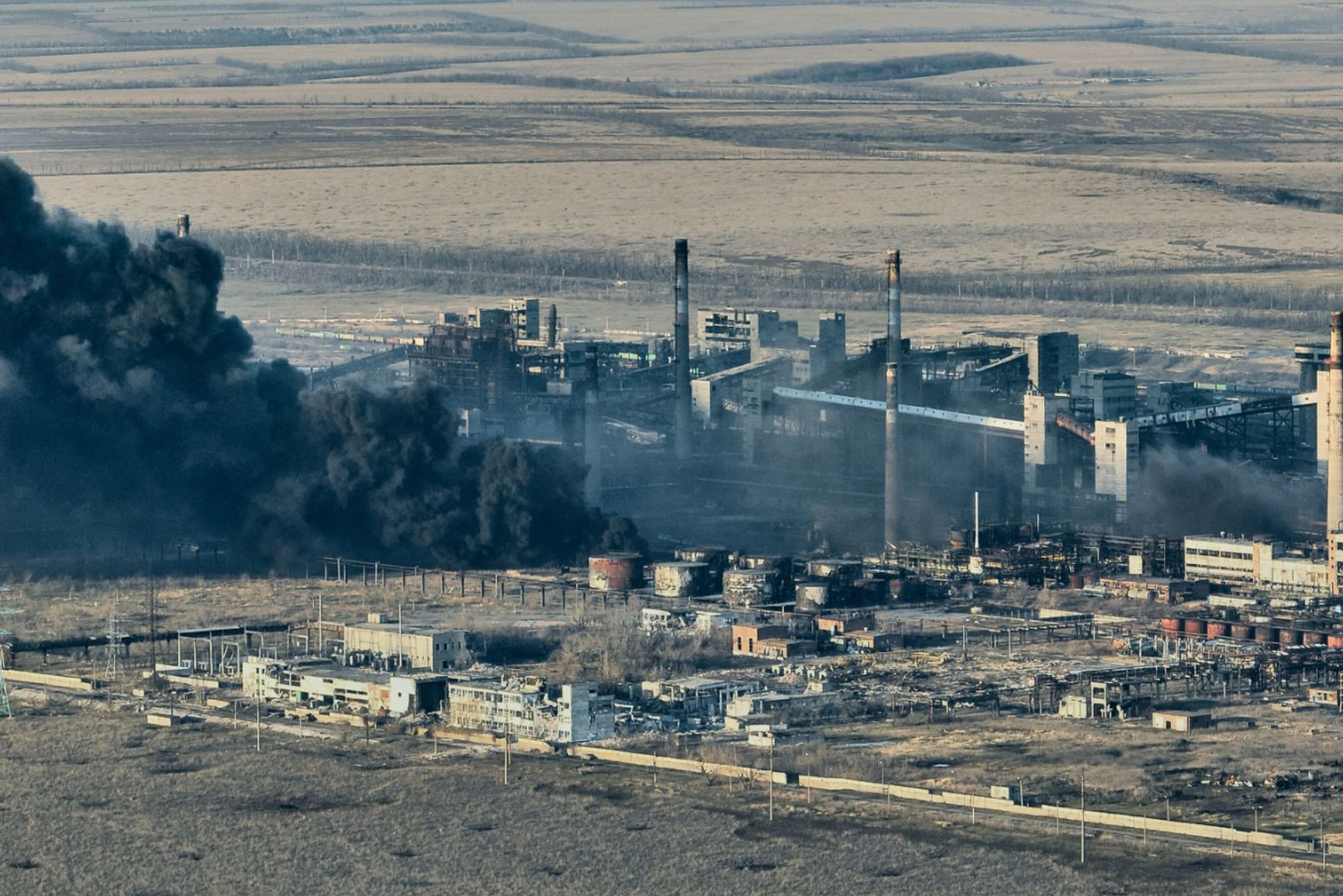 Avdiivka coke chemical plant, February 15, 2024