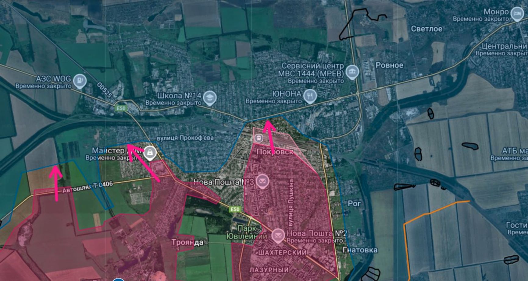 Ситуация в районе Покровска (до 2016 года — Красноармейск) по версии Анатолия Радова