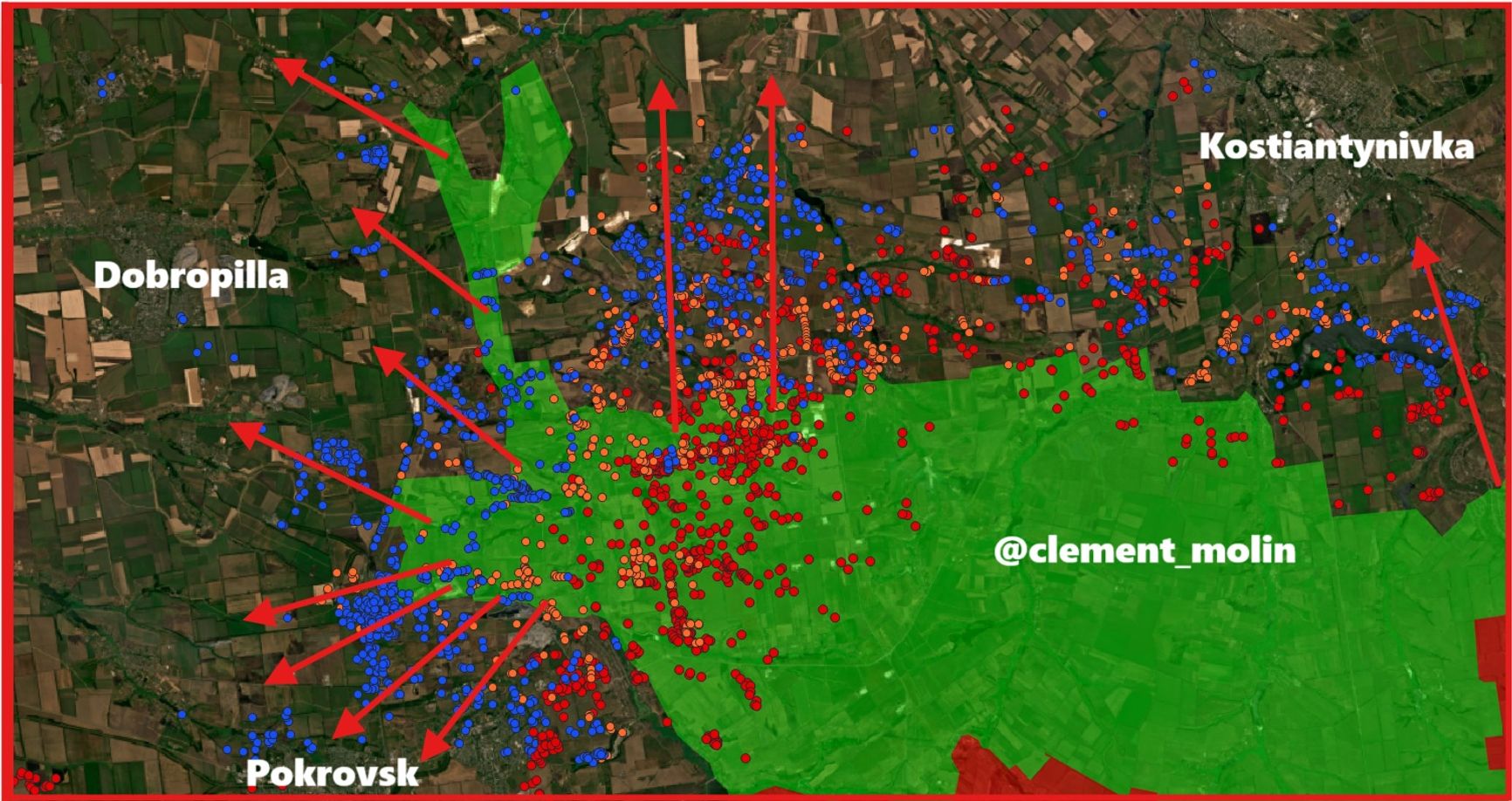 Российские авиаудары в операционной зоне на Донбассе в период с 11 мая по 11 августа 2025 года
